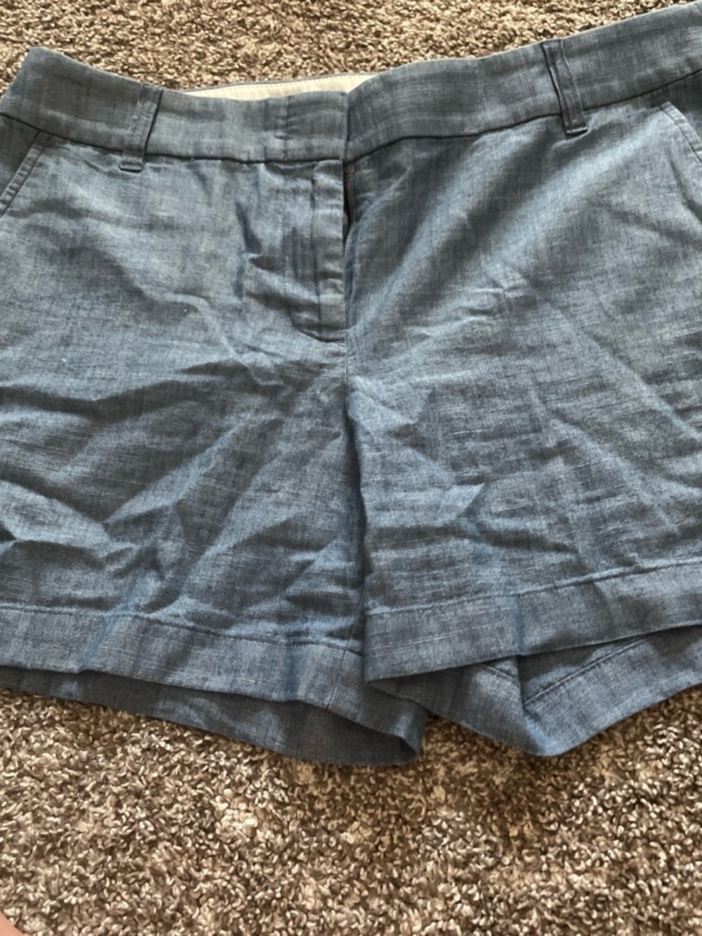 J. Crew Chambray Blue Tailored Women's Shorts